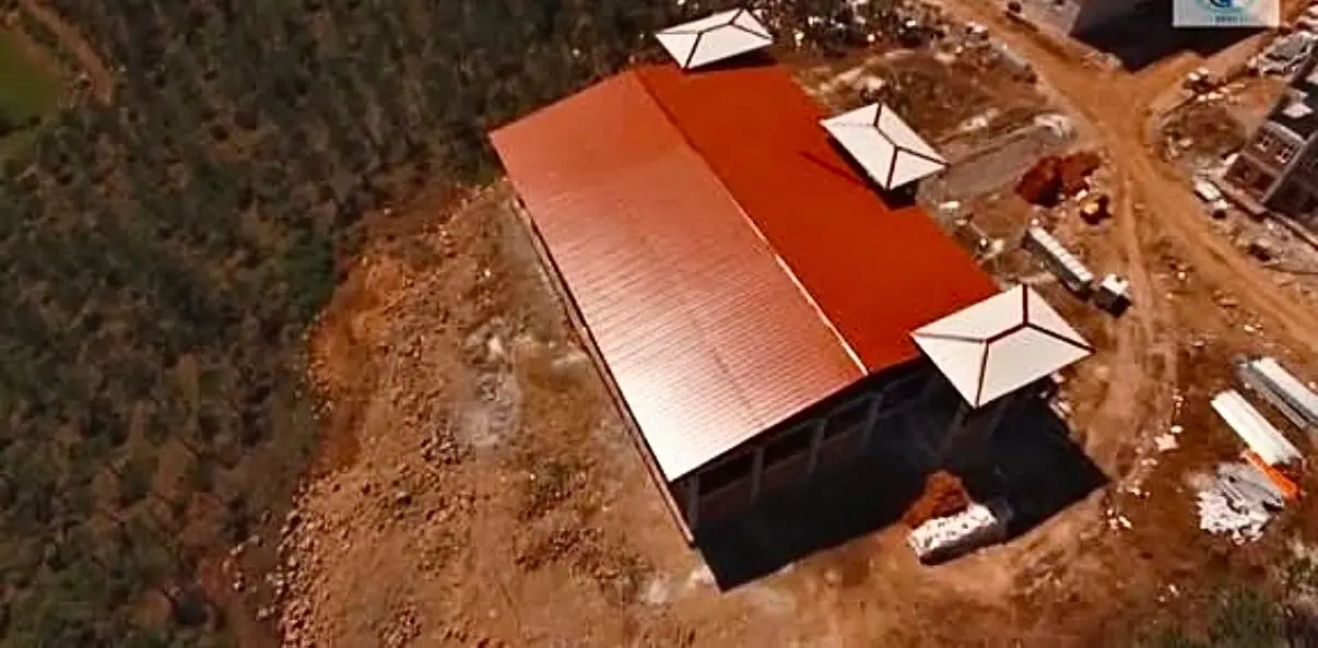 Dursunbey Spor Salonu ve Yurt Binası — Spor salonu ve yurt binası çelik konstrüksiyonu